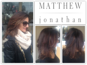 Matthew Jonathan hairstylist/oakville hair salon