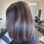 Balayage refresh result at Matthew Jonathan Salon in Oakville — dimensional colour with lifted ends and rich depth